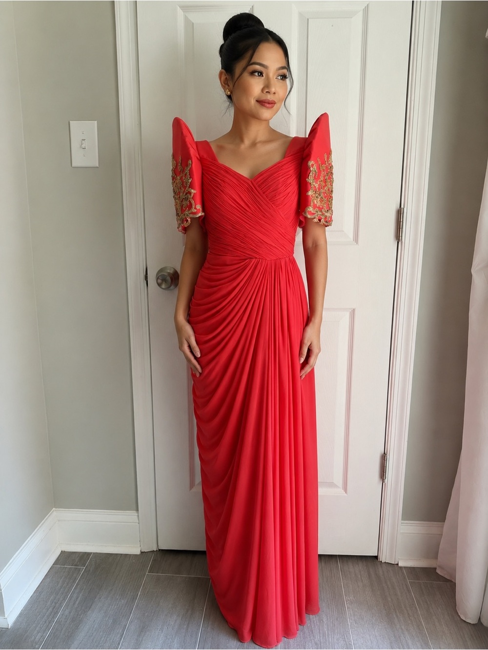 Filipiniana Philippines Traditional Gown Beautiful Elegant S/M